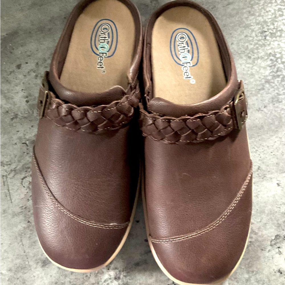 Wom Ortho Feet Clogs Size 9 X Wide